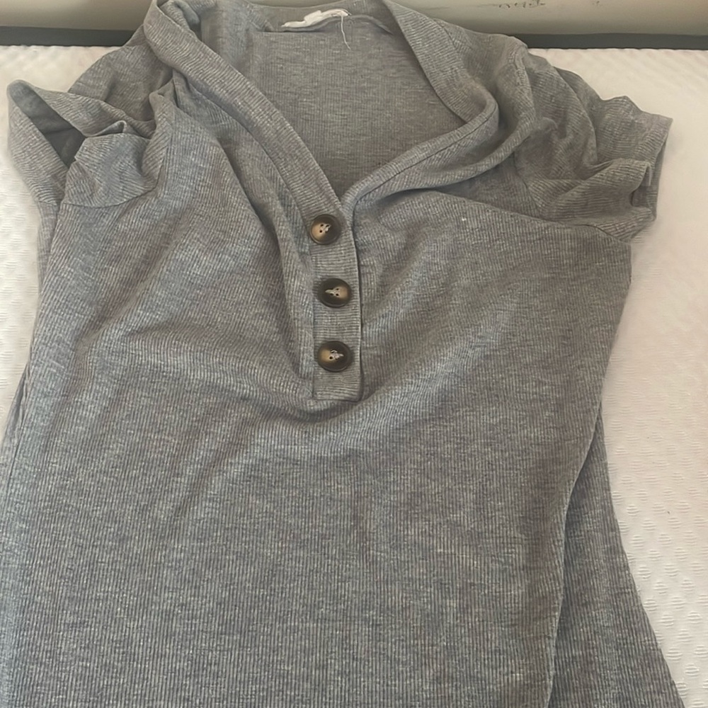 Grey T shirt dress